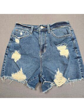 Banana Republic Girlfriend Distressed Denim Shorts Size 6